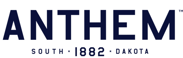 Anthem Oats logo: the word Anthem above the words South, 1882, Dakota